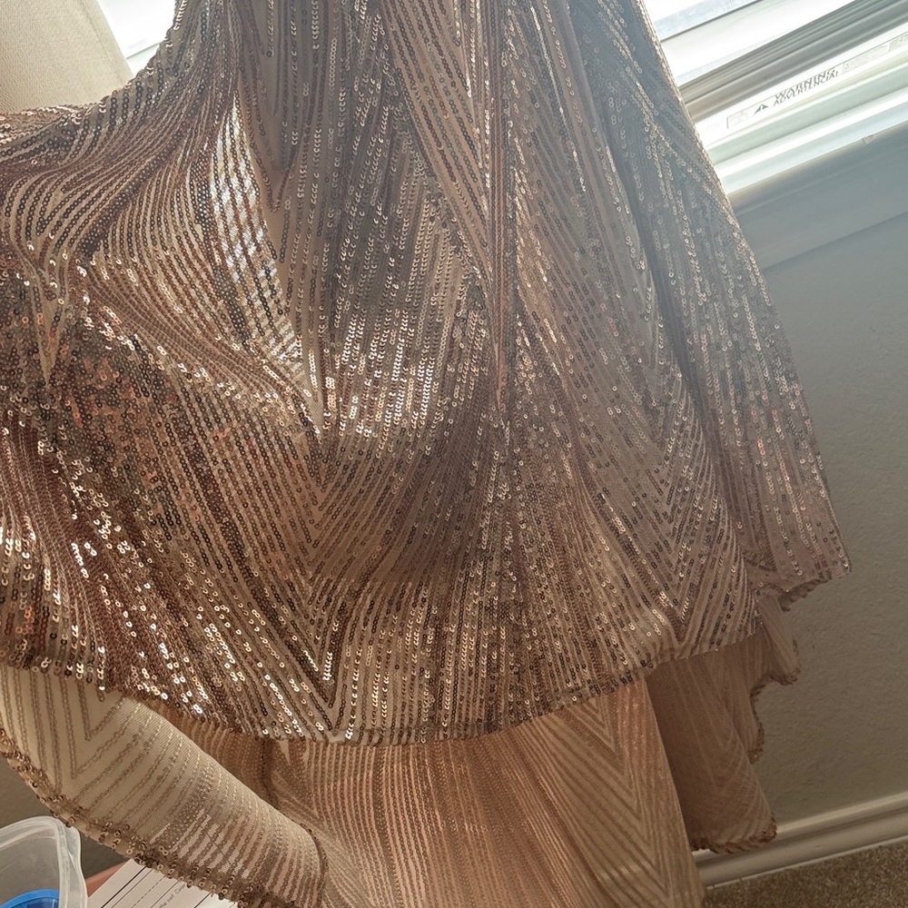 Elegant Sequin Prom Dress - Picture 3 of 3